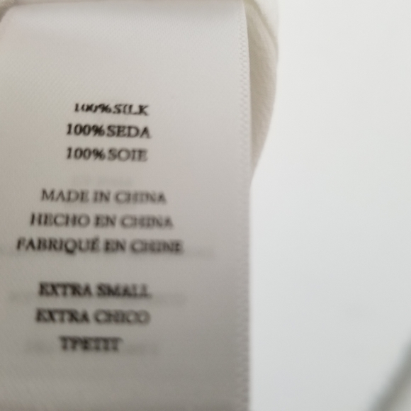 Rails Silk Cocktail Hour Button Down Blouse. Size: XS. - Picture 7 of 8